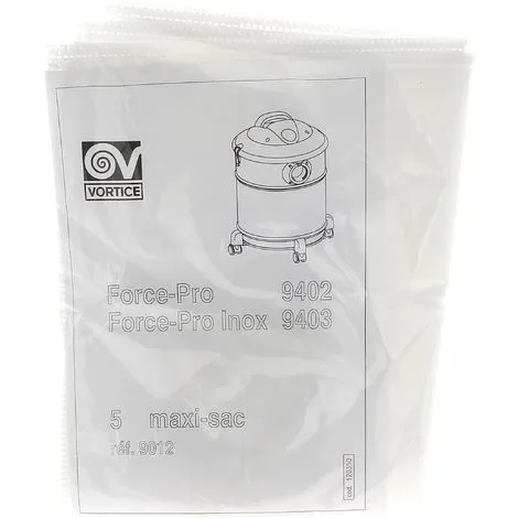 Sacs Aspirateur Par 5 Pour Aspirateur Vortice