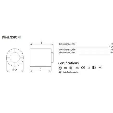 Ventilateurs Axiaux En Ligne Vortice Punto Ghost Range MG 90/3,5" - Sku 11110 – Image 4