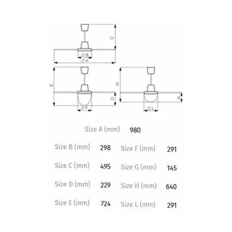 Ventilateurs De Plafond Réversibles Vortice Nordik Evolution R 120/48" Blanc - Sku 61751 – Image 4