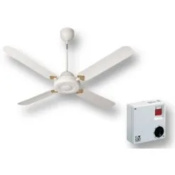 Vortice Kit Ventilateur Plafond Nordik Decor Is 140/56" Blanc 61342 Ev61342a