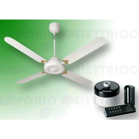 Vortice Kit Ventilateur Plafond Nordik Decor Is 140/56" Blanc 61342 Ev61342b – Image 2