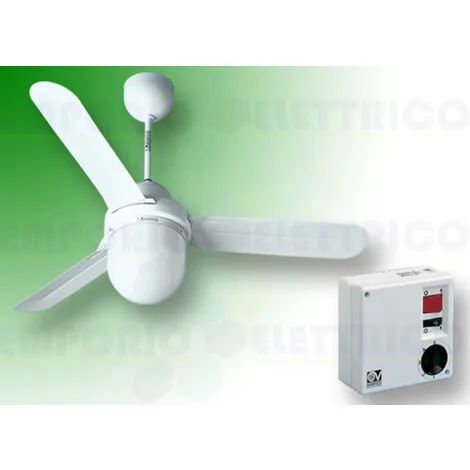 Vortice Kit Ventilateur Plafond Nordik Design Is/l 140/56 Blanc 61301 Ev61301a – Image 2