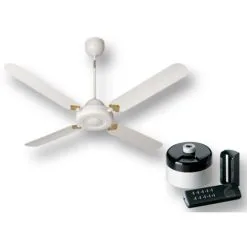 Vortice Kit Ventilateur Plafond Nordik Decor Is 90/36" Blanc 61052 Ev61052b
