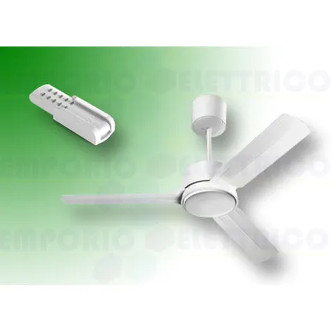 Vortice Kit Ventilateur Plafond Nordik Eco 200/80" Blanc 61065 Ev61065b – Image 2