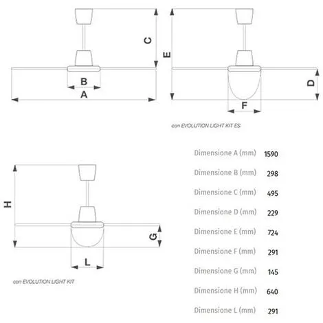 Reversible Ceiling Fans Vortice Nordik Evolution R 160/60" Bianco - Sku 61753 – Image 4