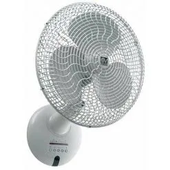 Ventilateur Mural Oscillant Avec Télécommande IR Vortice GORDON W 40/16" ET Blanc - Sku 60641