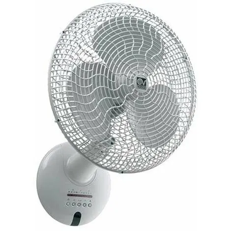 Ventilateur Mural Oscillant Avec Télécommande IR Vortice GORDON W 40/16" ET Blanc - Sku 60641