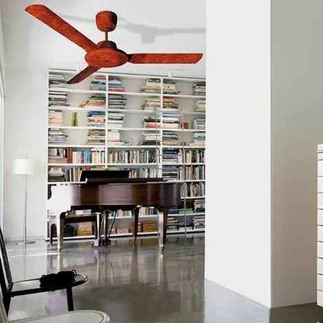 Ventilateurs De Plafond Réversibles Vortice Nordik Evolution R 120/48" Grain De Bois - Sku 61755 – Image 2