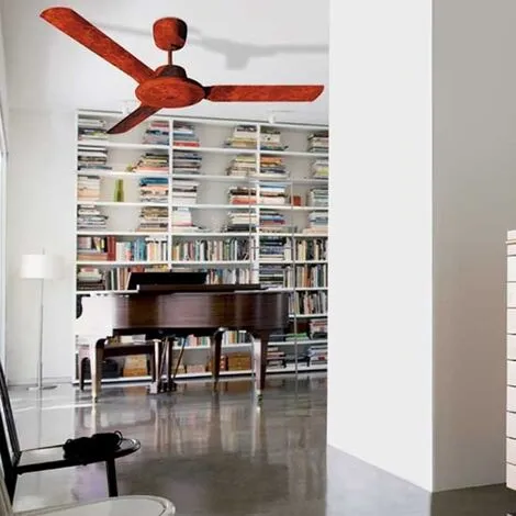 Ventilateurs De Plafond Réversibles Vortice Nordik Evolution R 140/56" Grain De Bois - Sku 61758 – Image 2