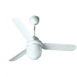 Ventilateur De Plafond Avec Lumière 1xE27 Vortice Nordik 1S/L 160/60" Senza GR.COM. Blanc - Sku 61401