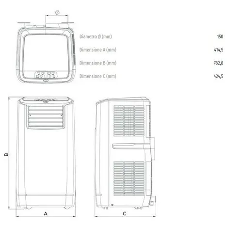 Climatiseur Portable Vortice KRYO-POLAR EVO 13000BTU Froid/chaud 0000065003 – Image 5