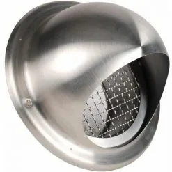 Prise D'air De Façade Inox Sphérique - Ø 125 Mm - Vortice